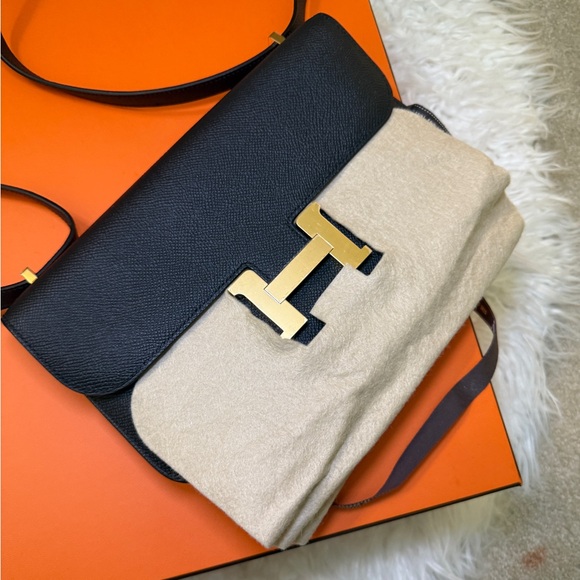Handbags - Brand New Hermes Constance Elan Purse Bag Black 
Stamp Date: 2025